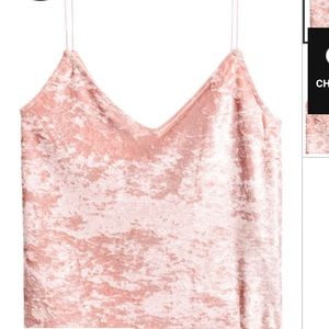 H&M Velvet Tank